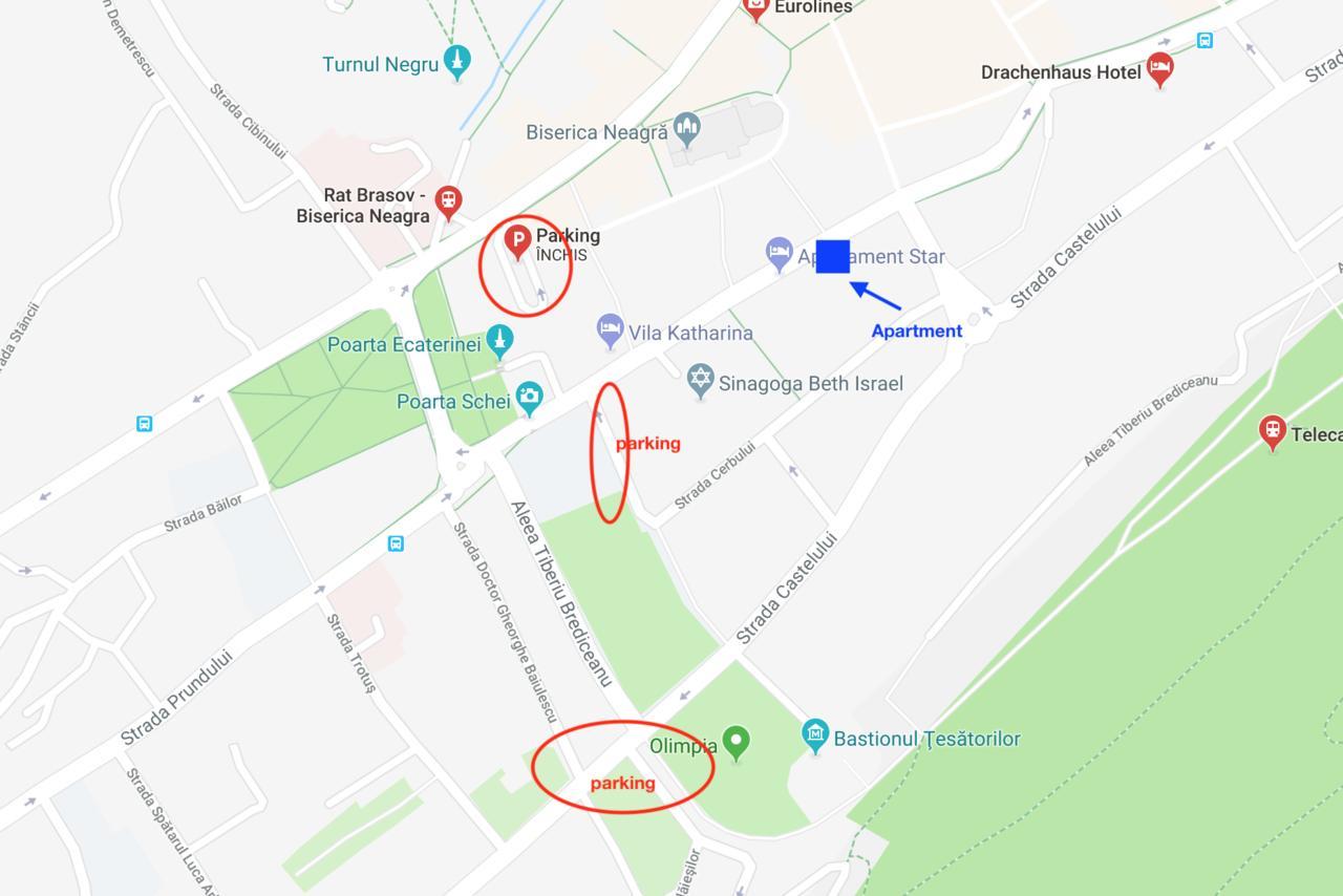 Poarta Schei Apartment Braşov Dış mekan fotoğraf